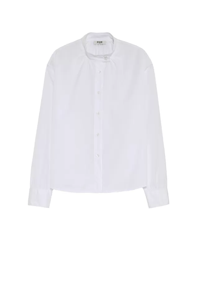 Shirts And Blouses | Five Jeans CHEMISE 717 CERISE White