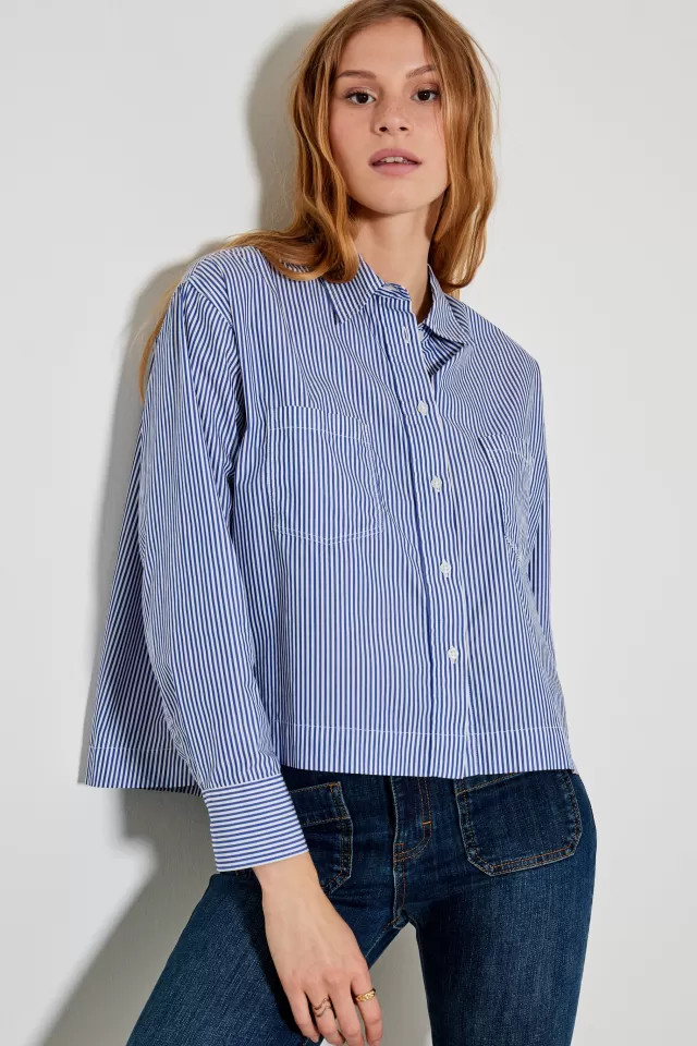 Shirts And Blouses | Five Jeans CHEMISE 460 CLARISSE Navy