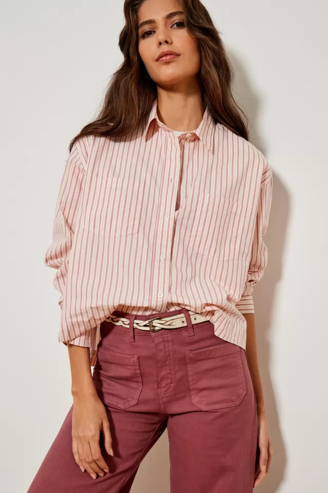 Shirts And Blouses | Five Jeans CHEMISE 464 CLARISSE Blush