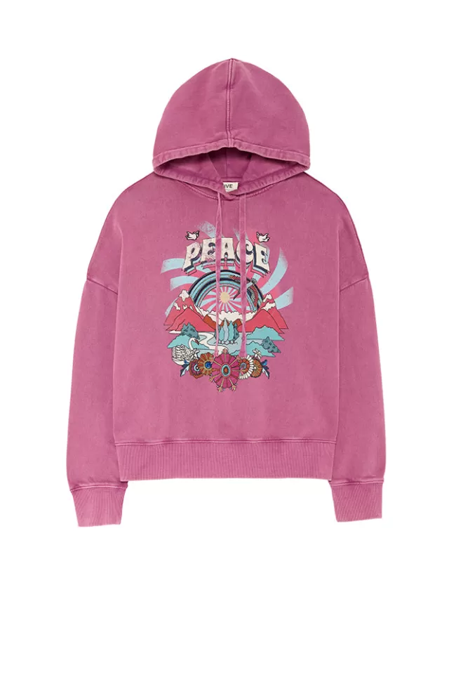 Sweatshirts | Five Jeans SWEAT PEACE Plum