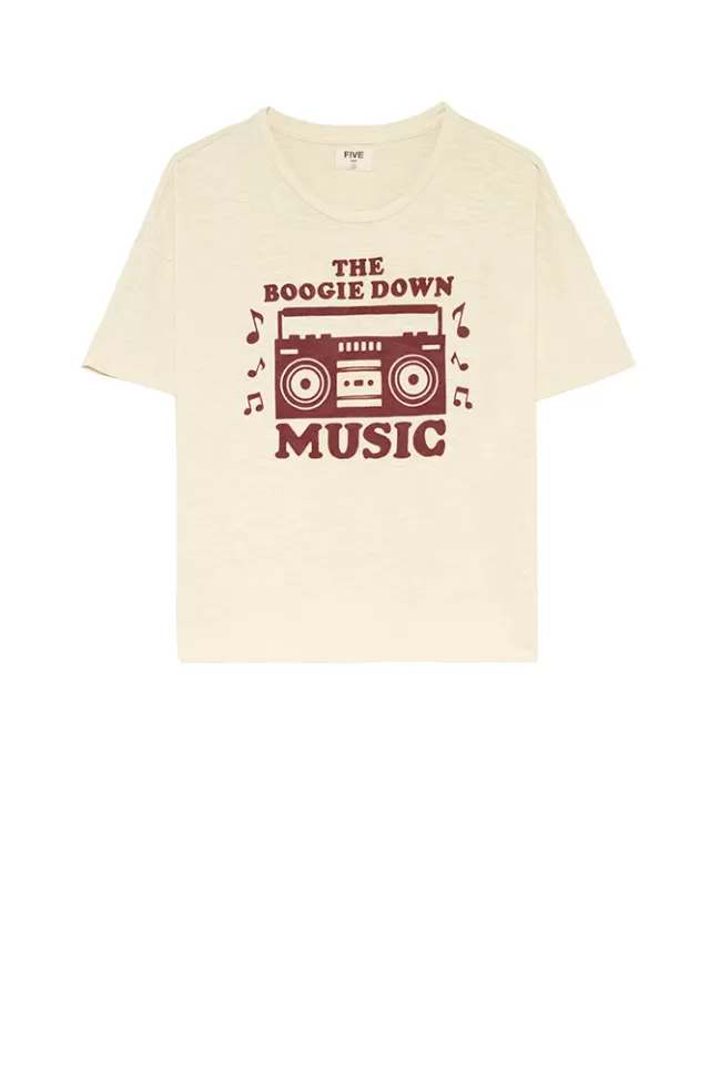 Tee-shirts | Five Jeans TEE SHIRT MUSIC