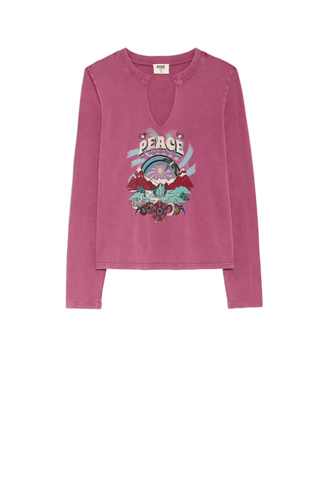 Tee-shirts | Five Jeans TEE SHIRT PEACE