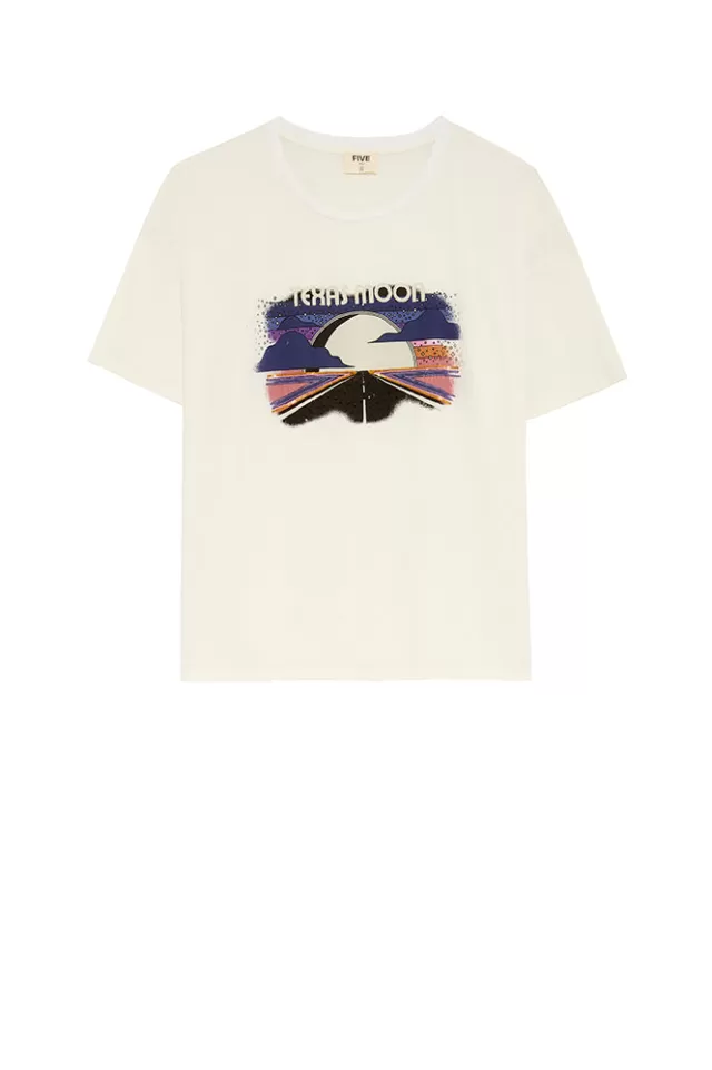 Tee-shirts | Five Jeans TEE SHIRT TEXAS MOON